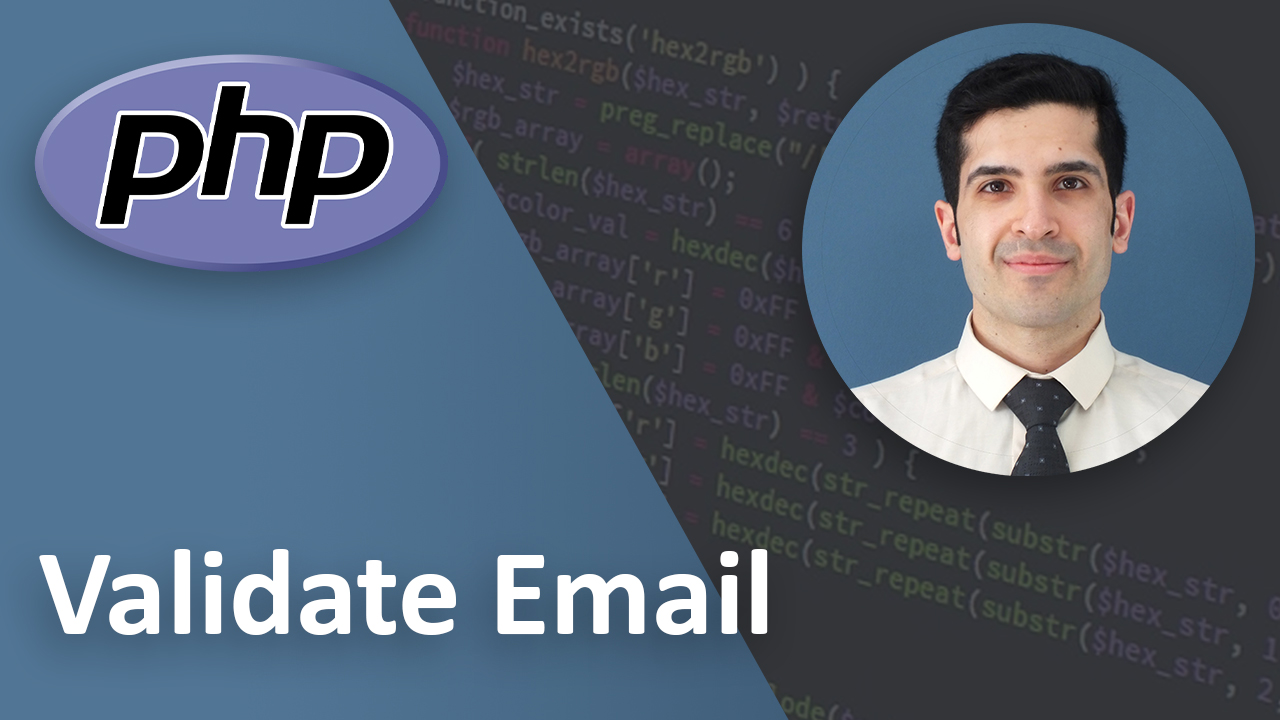 PHP Validate Email